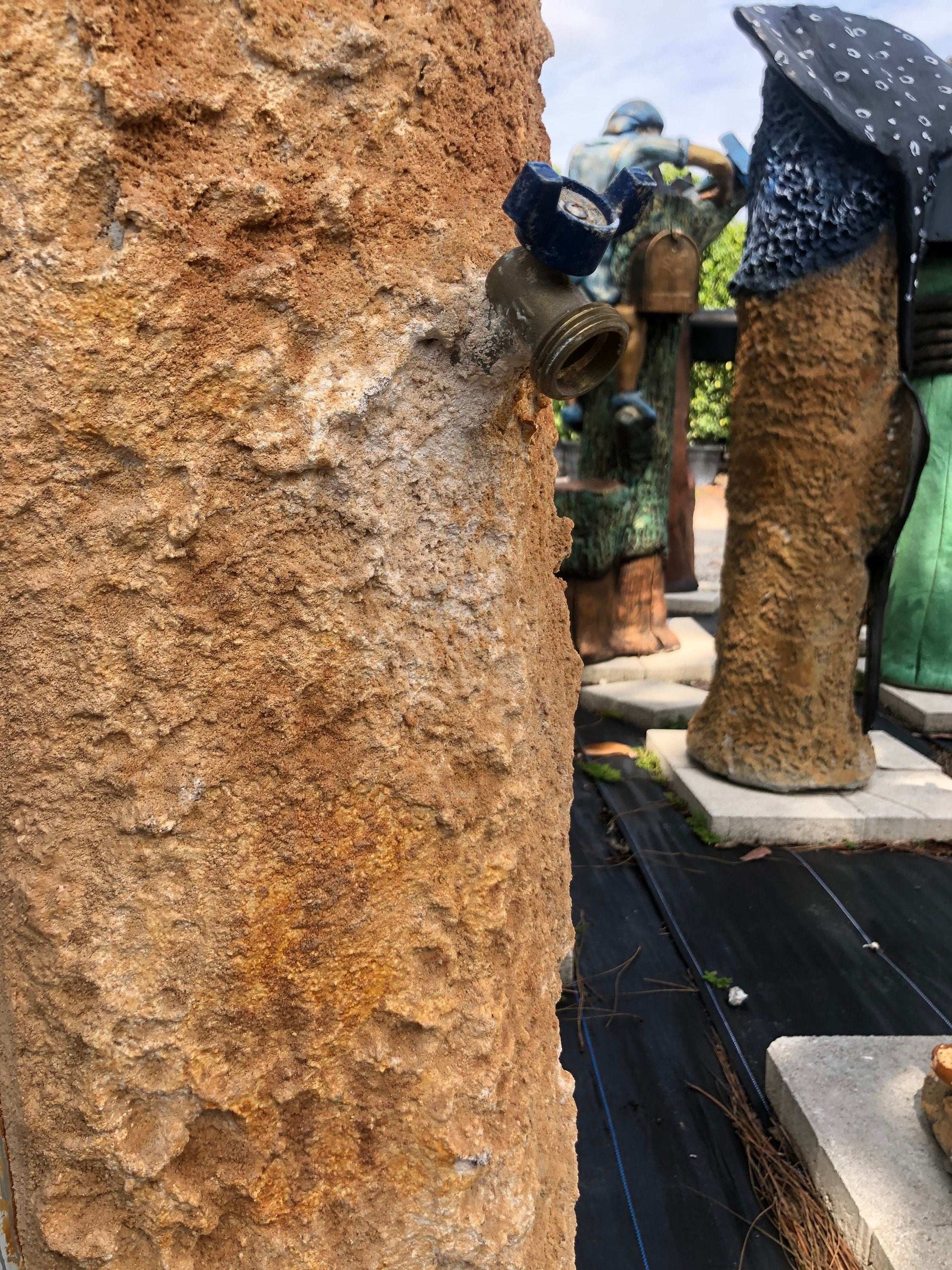 Marlin Swordfish Power Pedestal Mailbox Sculpture – Nautical Dock Power