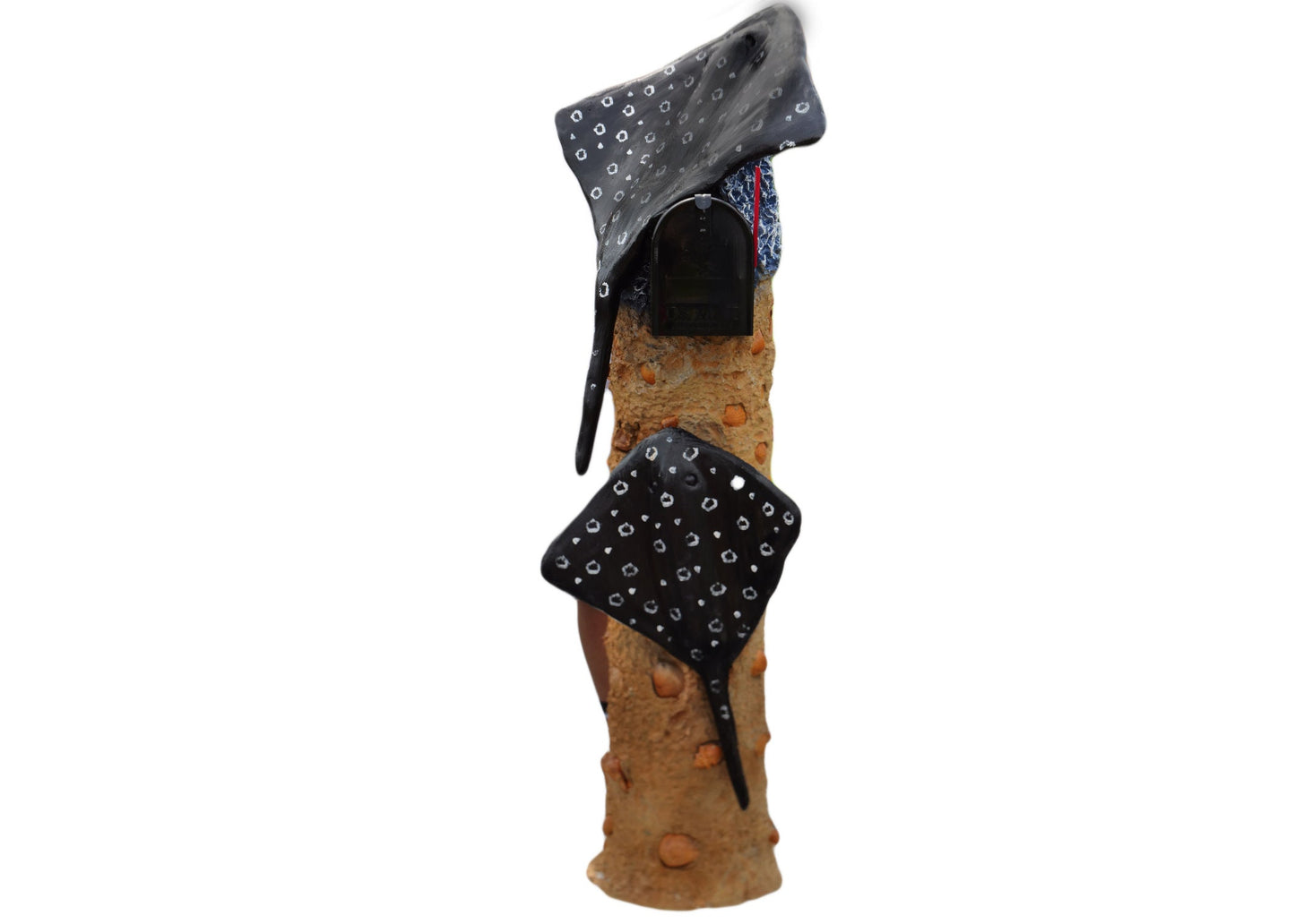 Eagle Ray (Sting Ray) Mailbox Sculpture – Nautical Mailbox by Seaside Mailbox