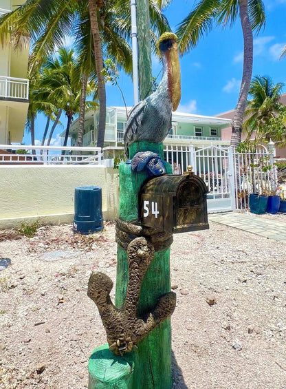 Pelican Mailbox Statue Sculpture Art