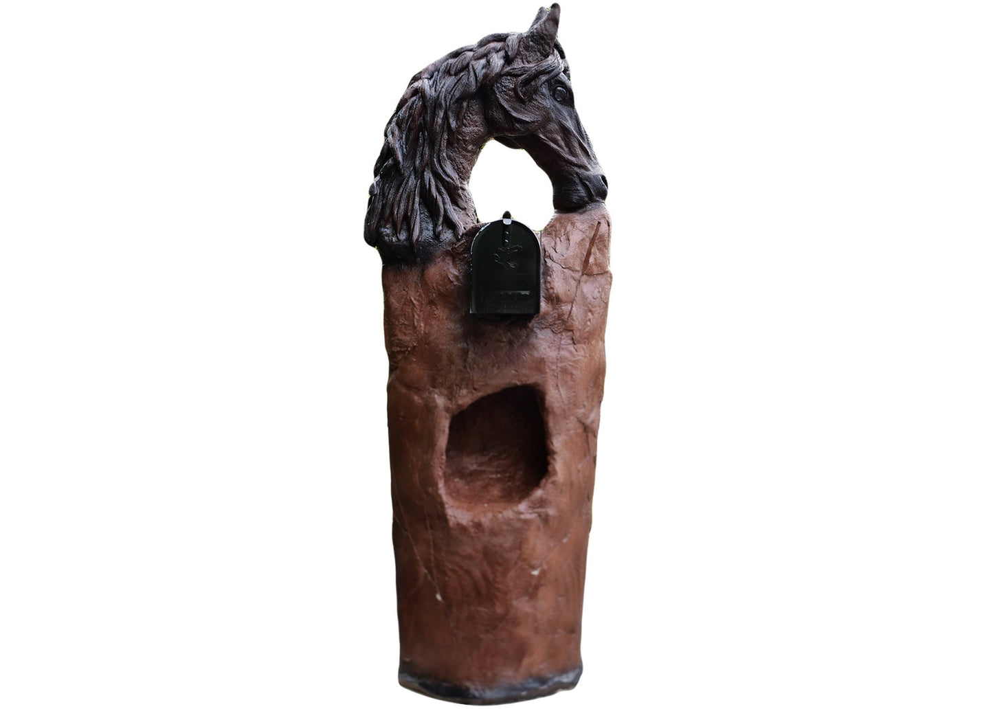 Mustang Horse Brown Stallion Mailbox Sculpture – Nautical Mailbox