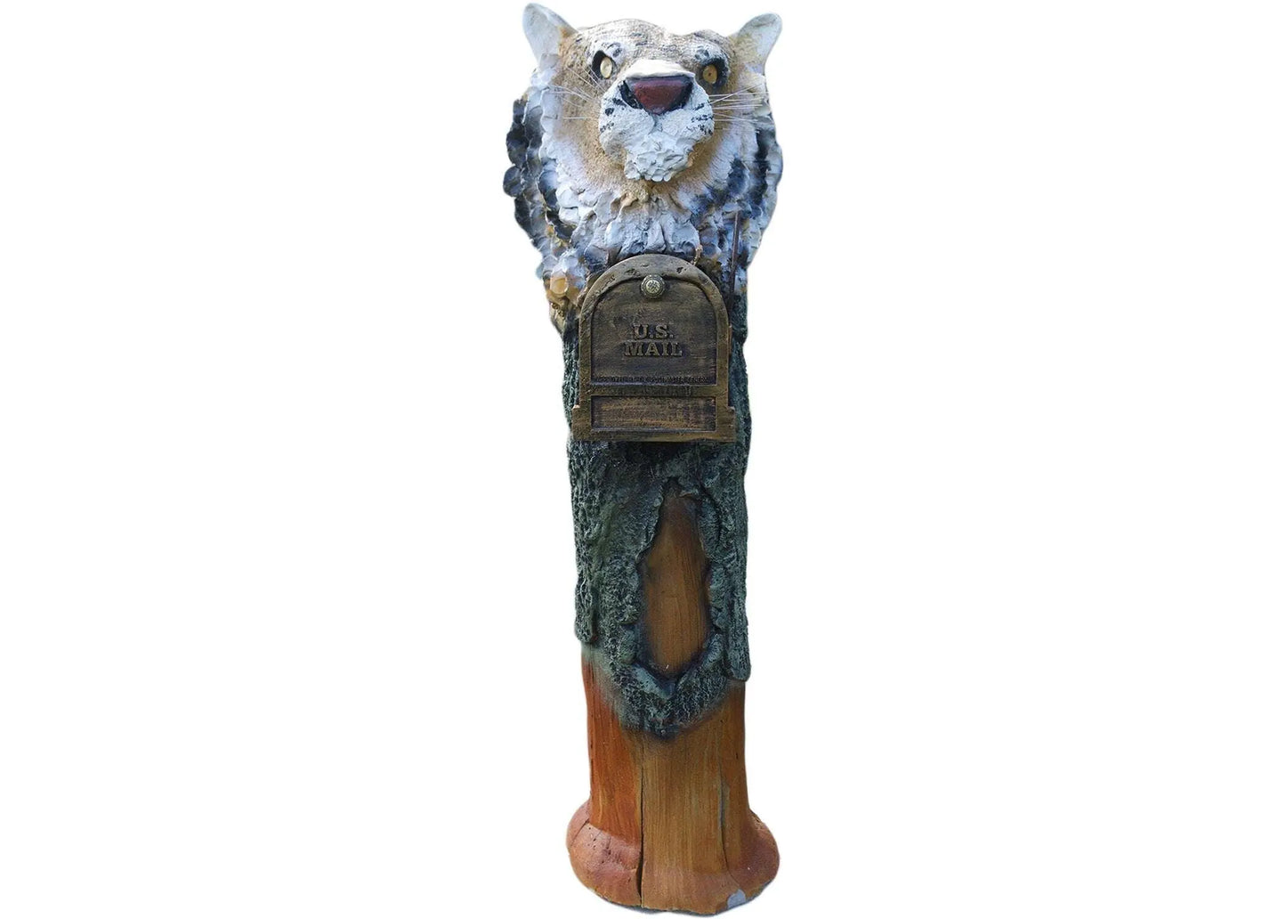 Siberian Tiger Mailbox Sculpture