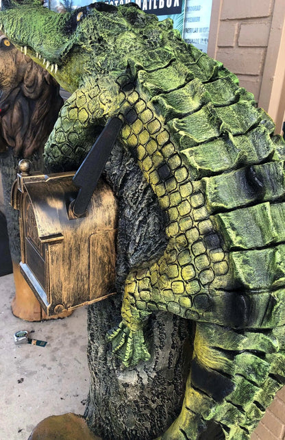 Florida Alligator Mailbox Sculpture