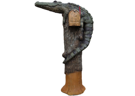 Alligator Florida Gator Mailbox Statue - Unique Custom Mailbox