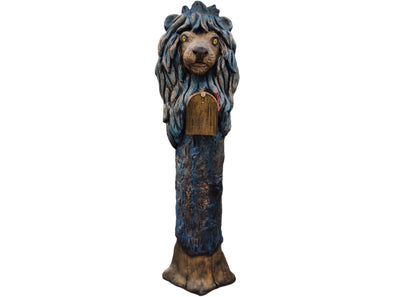 Barbary Lion Mailbox Sculpture – Nautical Mailbox