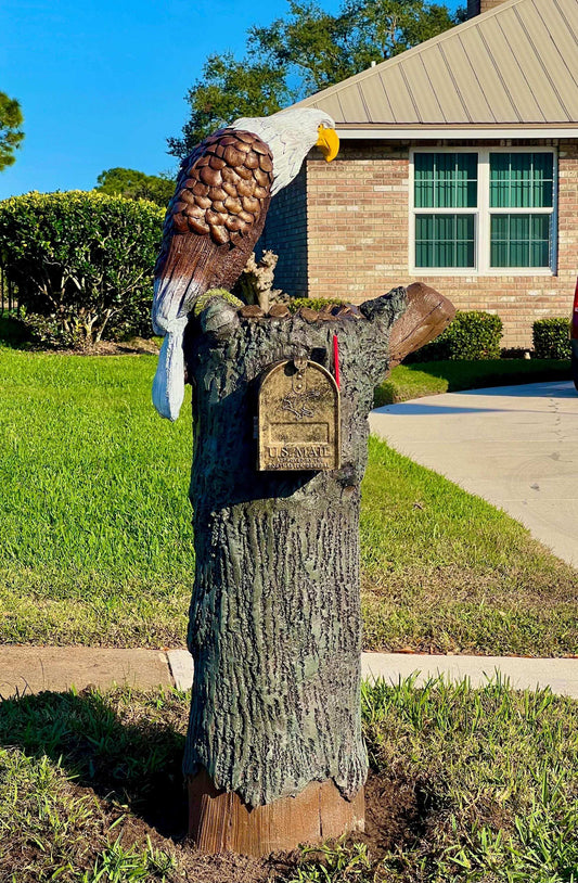 American Eagle Mailbox Sculpture – Nautical Mailbox