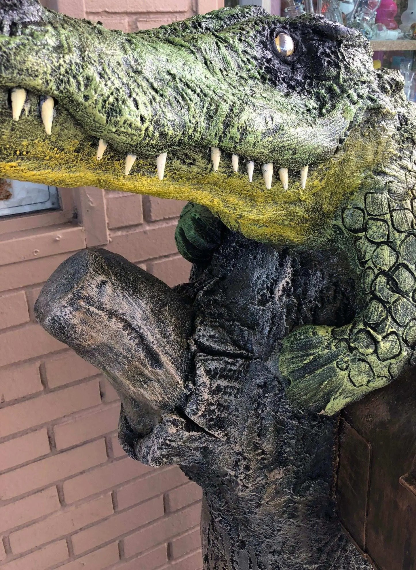 Florida Alligator Mailbox Sculpture