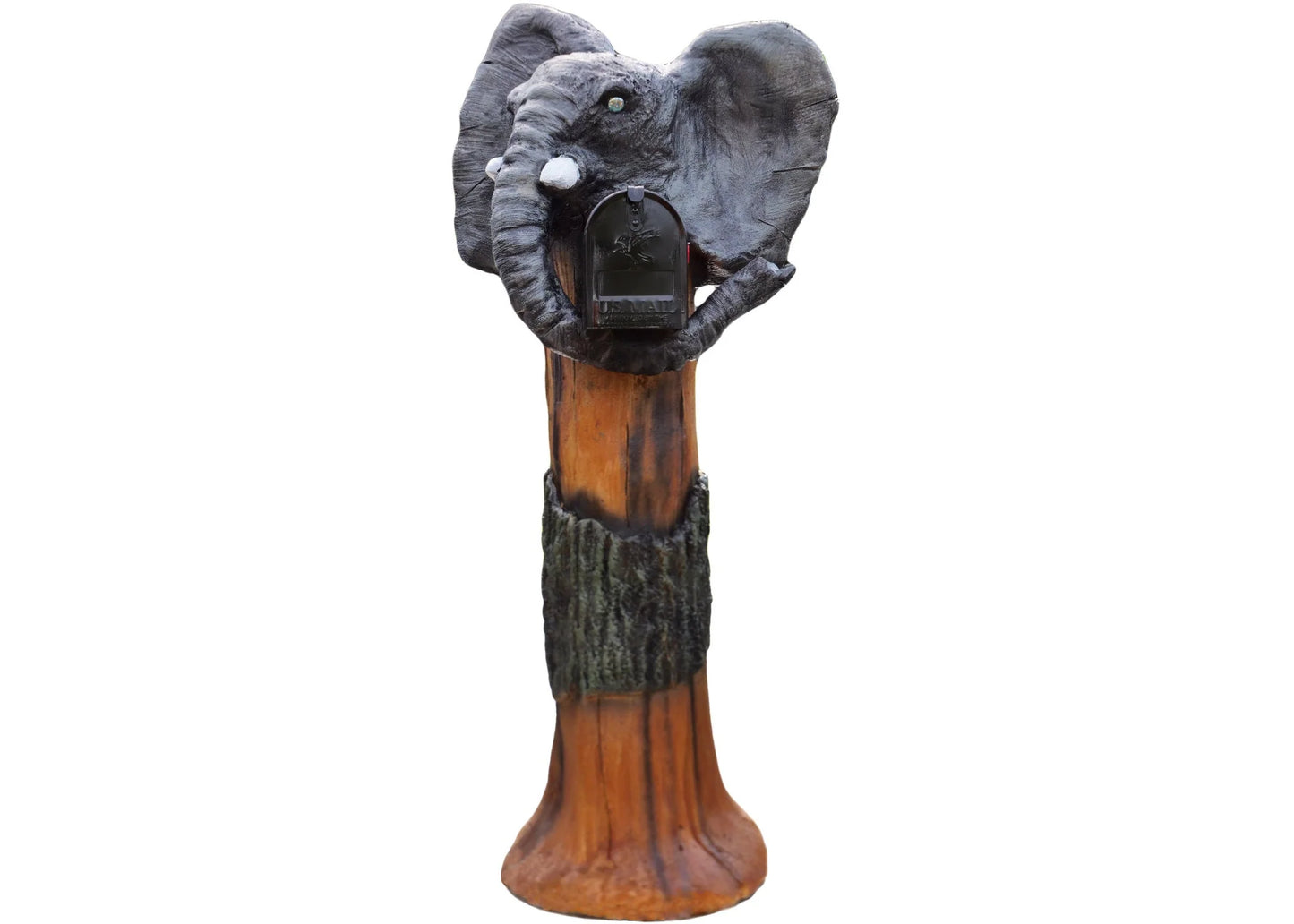 African Elephant Mailbox Sculpture