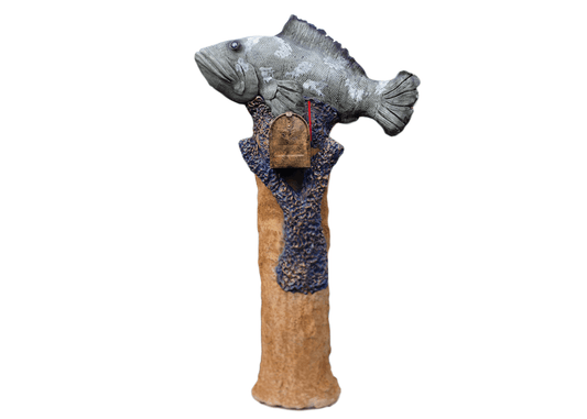 Goliath Grouper Mailbox Sculpture – Nautical Mailbox